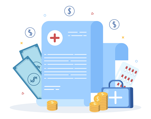 Medical billing illustration