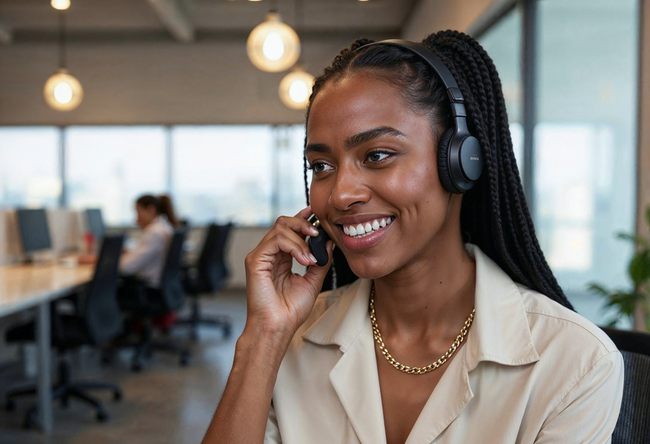 Professional woman working