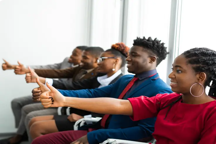 Professional woman working